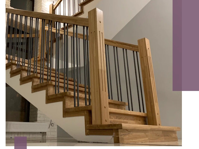 Реставрация деревянных и металлических лестниц в Пскове