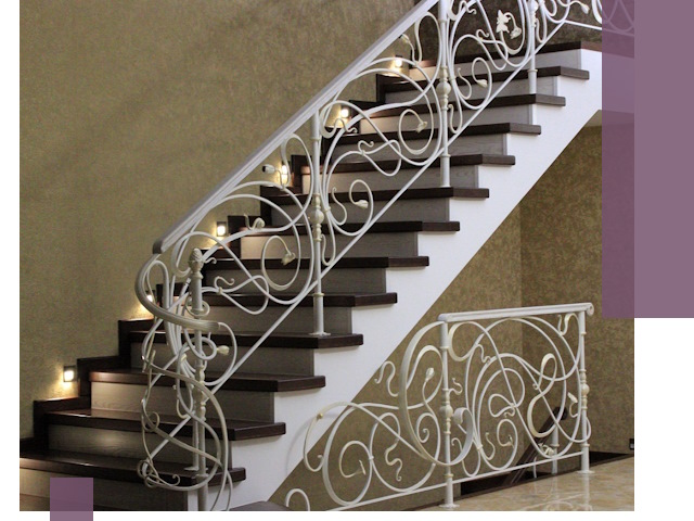 Кованые лестницы под ключ в Пскове — изготовление и монтаж
