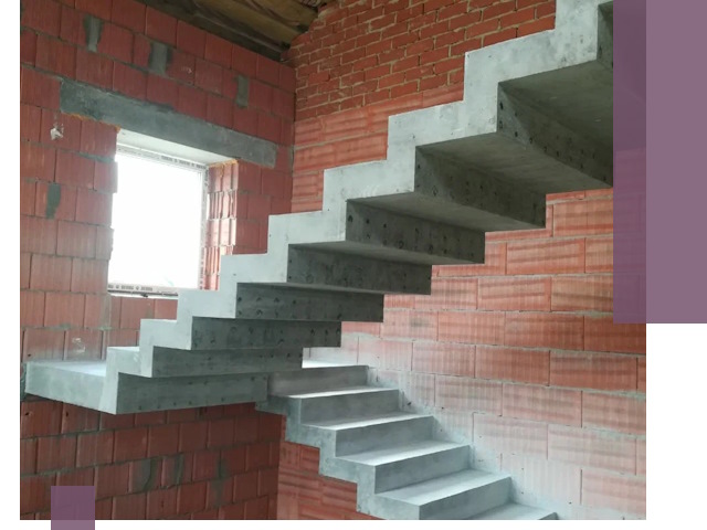 Бетонные лестницы под ключ в Пскове: монтаж, демонтаж, ремонт