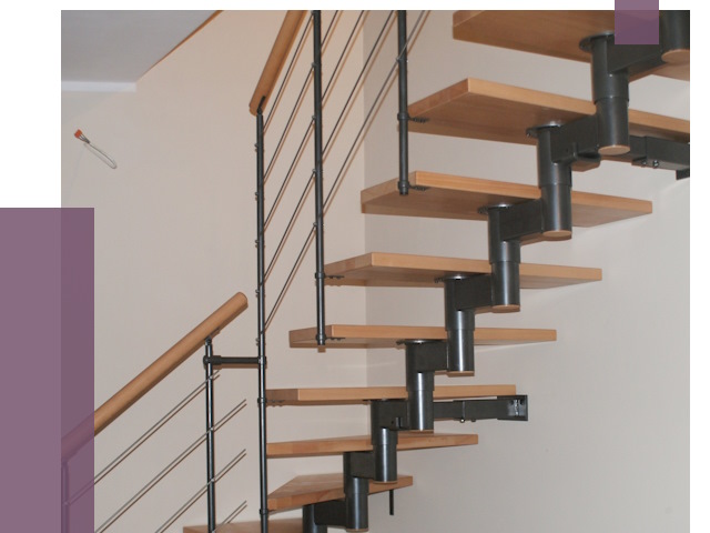 Изготовление модульных лестниц в Пскове от 11419 руб. 