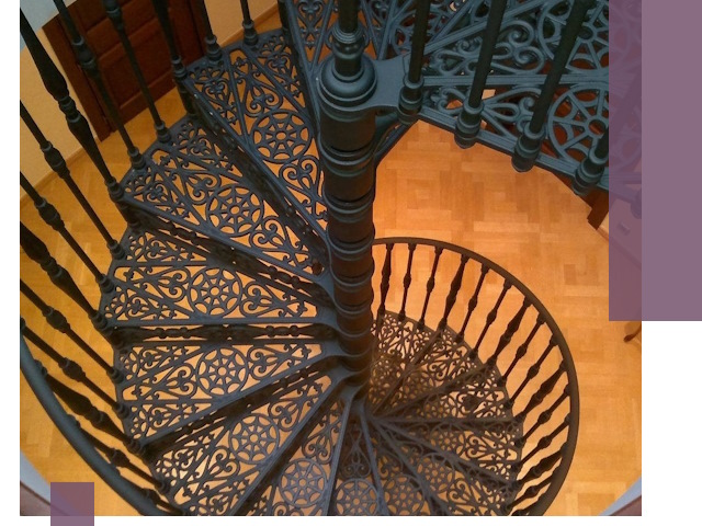 Винтовые лестницы под ключ в Пскове: производство и монтаж