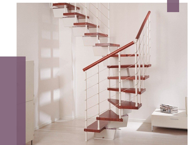 Изготовление лестниц на больцах в Пскове от 9643 руб. | ПРОЛЁТ-Пск