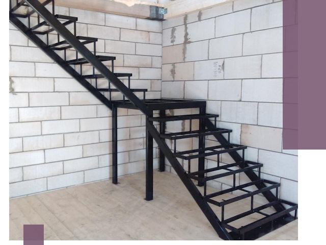 Лестницы на металлокаркасе под ключ в Пскове — изготовление и монтаж