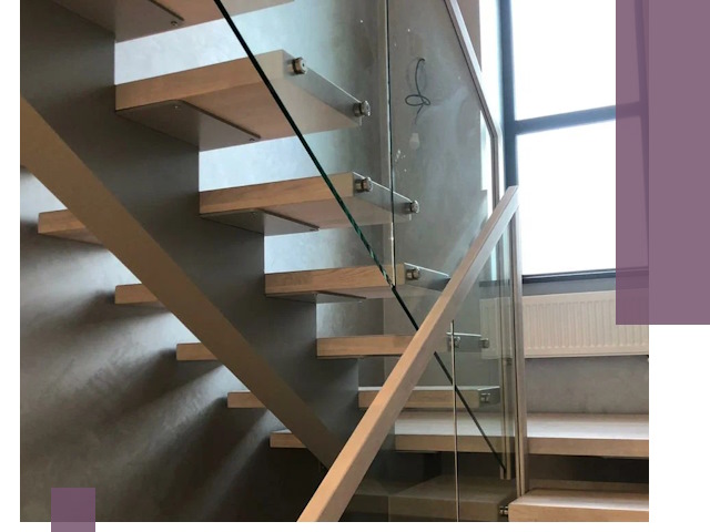 Изготовление лестниц на монокосоуре в Пскове с монтажом и гарантией