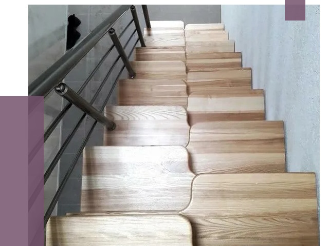 Лестницы гусиный шаг в Пскове от 12941 руб. под ключ | ПРОЛЁТ-Пск