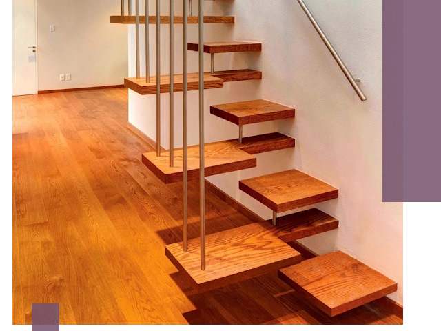 Лестницы «гусиный шаг» на заказ в Пскове для узких пространств