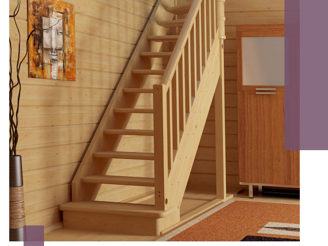 Лестницы эконом класса под ключ в Пскове — недорого и быстро