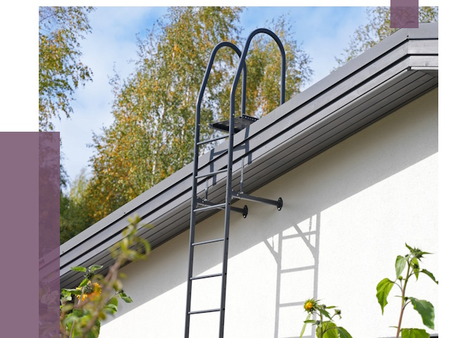 Лестницы на крышу в Пскове от 18981 руб. — монтаж и монтаж ПРОЛЁТ-Пск