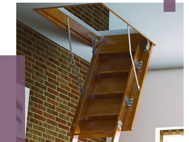 Установка чердачной лестницы в Пскове от 7765 руб. | ПРОЛЁТ-Пск