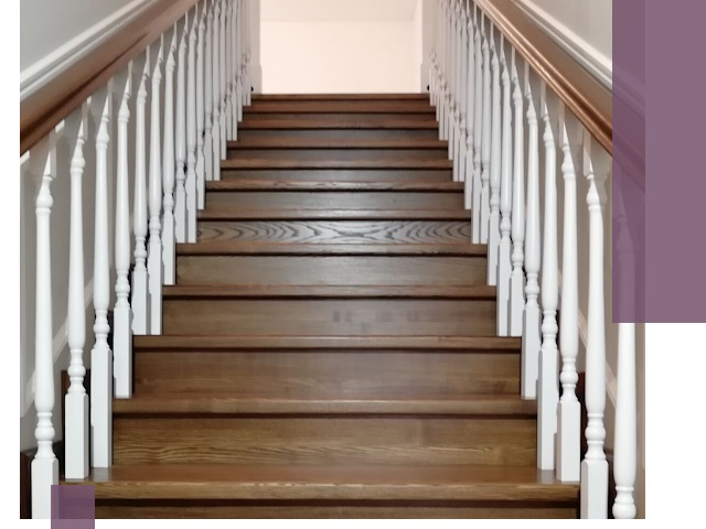 Лестницы из ясеня на заказ в Пскове — изготовление и монтаж