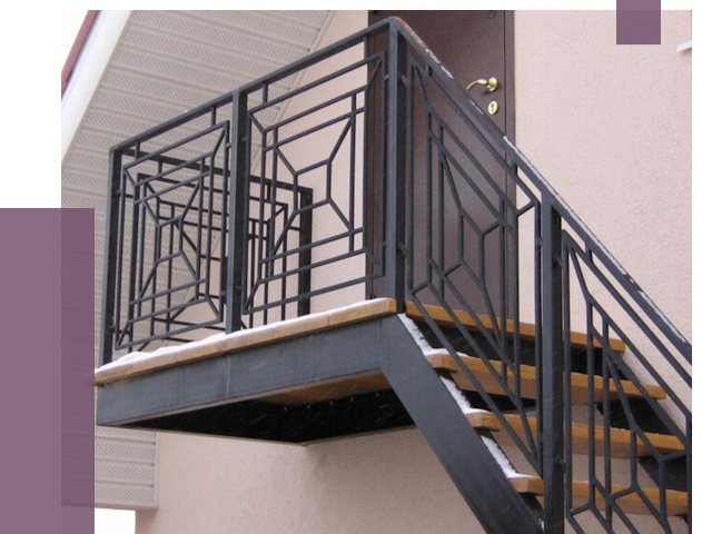 Металлические перила в Пскове от 4263 руб.  | ПРОЛЁТ-Пск