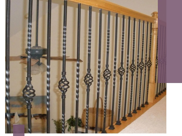 Изготовление и монтаж кованных перил в Пскове под ключ