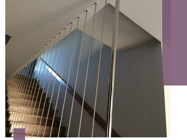 Тросовые перила под ключ в Пскове — производство и монтаж