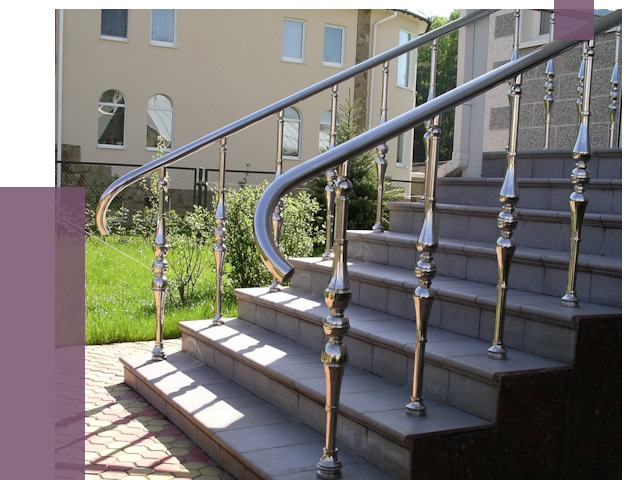 Перила для крыльца в Пскове от 10658 руб. — монтаж ПРОЛЁТ-Пск