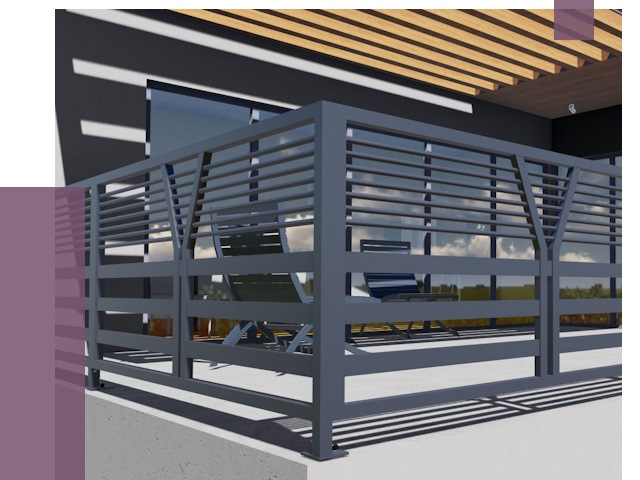 Изготовление балконных ограждений в Пскове от 10658 руб. | ПРОЛЁТ-Пск