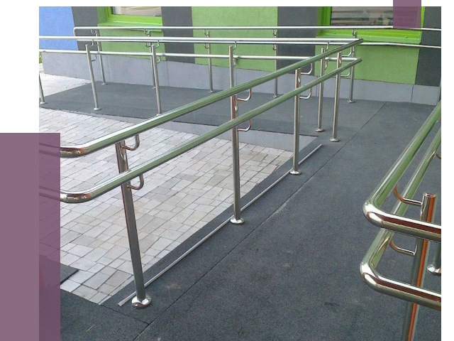 Ограждения пандусов в Пскове от 4314 руб. монтаж | ПРОЛЁТ-Пск