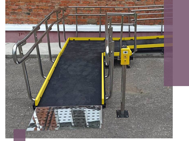 Изготовление наклонных пандусов для инвалидов в Пскове