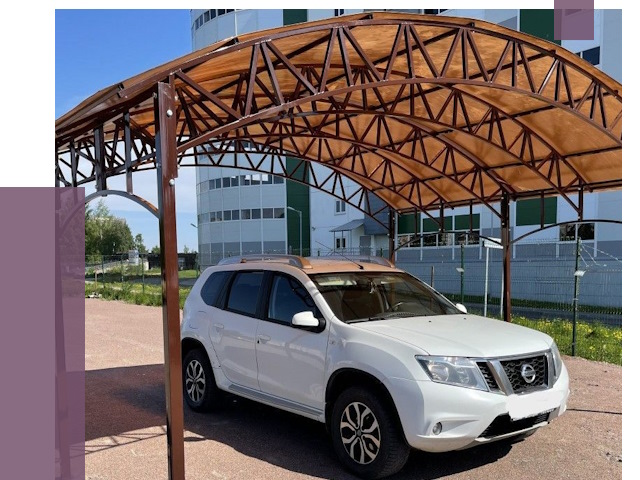 Недорогие навесы в Пскове от 42630 руб. | ПРОЛЁТ-Пск