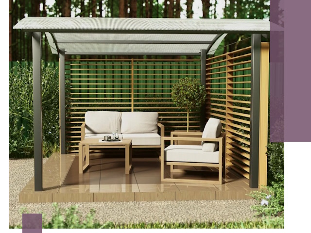 Навесы для дачи в Пскове: изготовление, монтаж и демонтаж