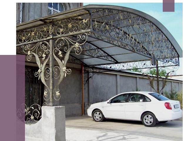 Кованые навесы в Пскове от 14464 руб. | ПРОЛЁТ-Пск