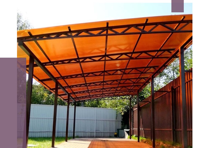 Односкатные навесы под ключ в Пскове от 13043 руб. 