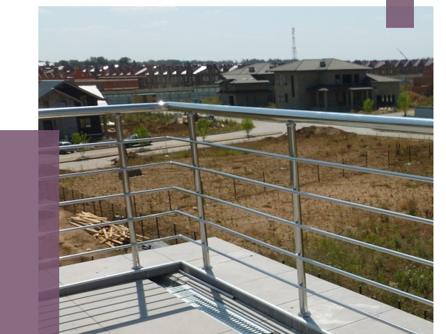 Парапеты из нержавеющей стали в Пскове от 7917 руб. за м² | ПРОЛЁТ-Пск