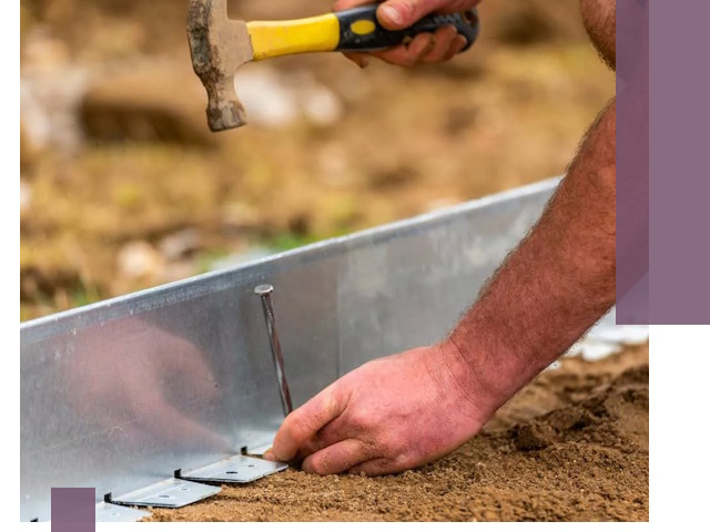 Монтаж металлических бордюров в Пскове быстро и качественно