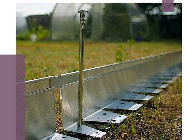 Металлические бордюры для газона в Пскове от 4263 руб. | ПРОЛЁТ-Пск