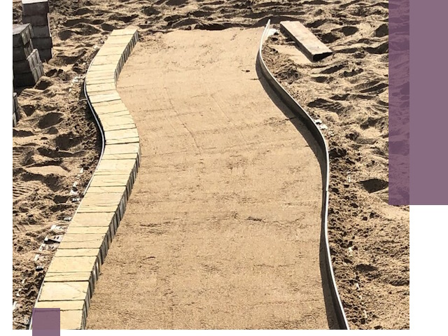 Металлические бордюры для тротуаров в Пскове — прочные и долговечные