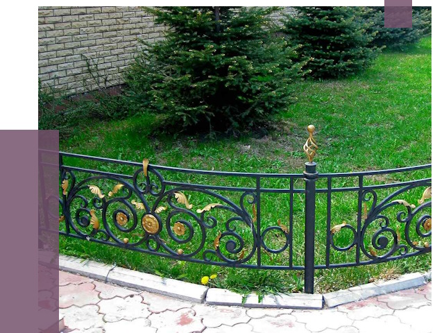 Кованые газонные ограждения в Пскове от 7562 руб. — ПРОЛЁТ-Пск