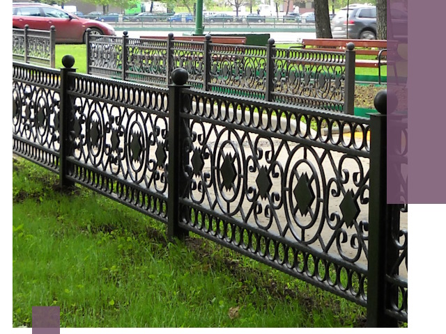 Секционные газонные ограждения под ключ в Пскове