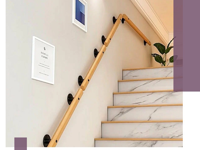 Поручни металлические и деревянные под ключ в Пскове