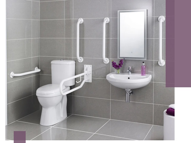 Поручни для санузлов в Пскове: установка, ремонт и монтаж